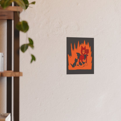 Flames. Flames! Flaaaames... on the side of my face. breathing-breathl-heaving breaths heaving breaths...heathing... (Download or Art Print)