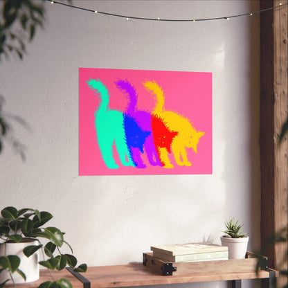 CAT GLITCH (Download or Matte Poster)