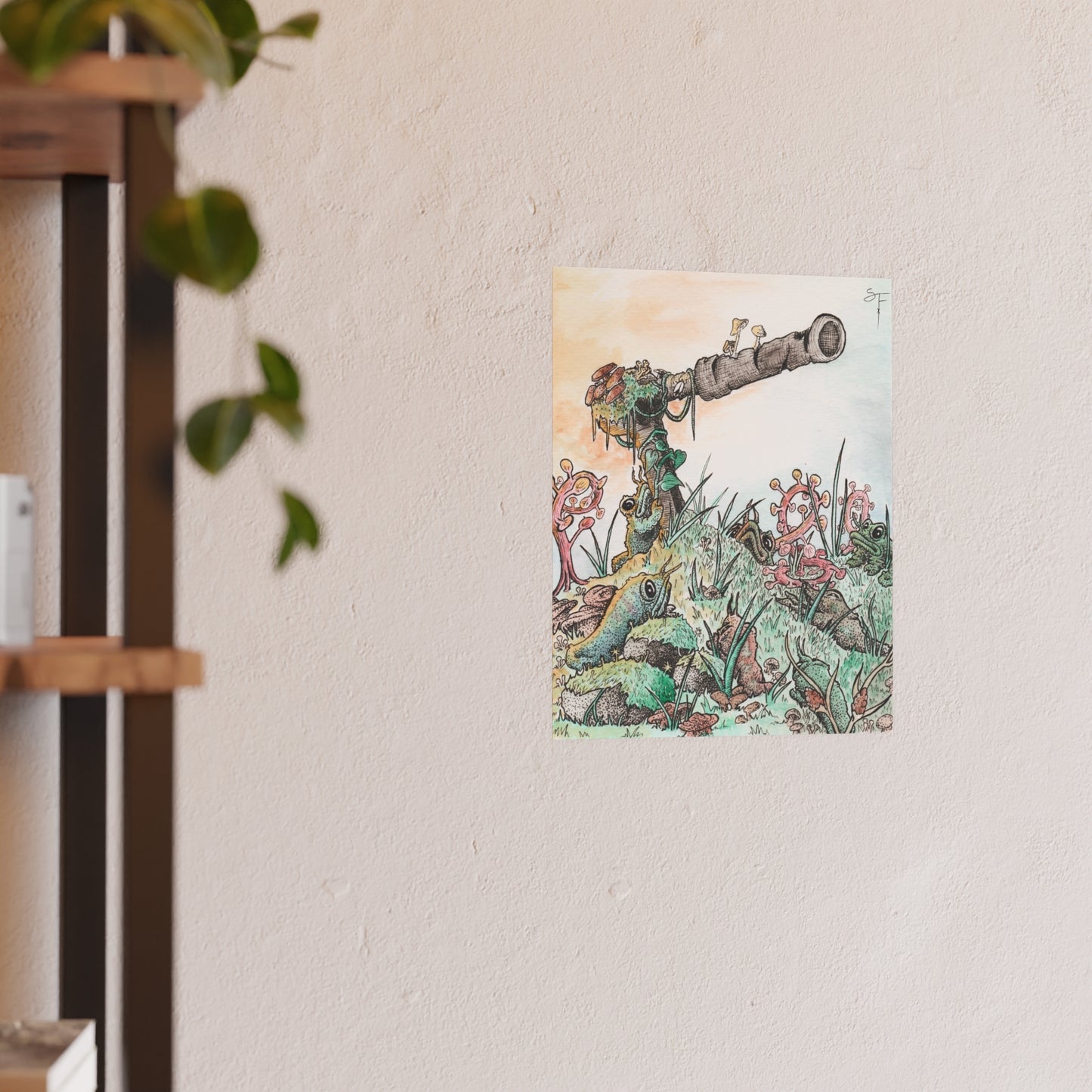 Babbles discover a relic (Download or Art Print)