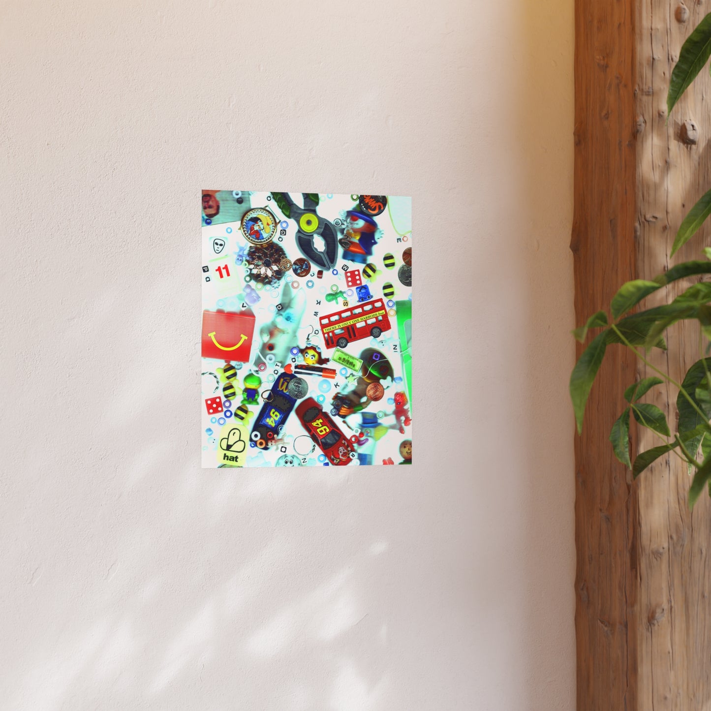 a clown, a frog, a bee (Download or Art Print)