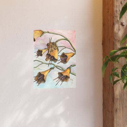 Babble on a yellow flower  (Download or Art Print)