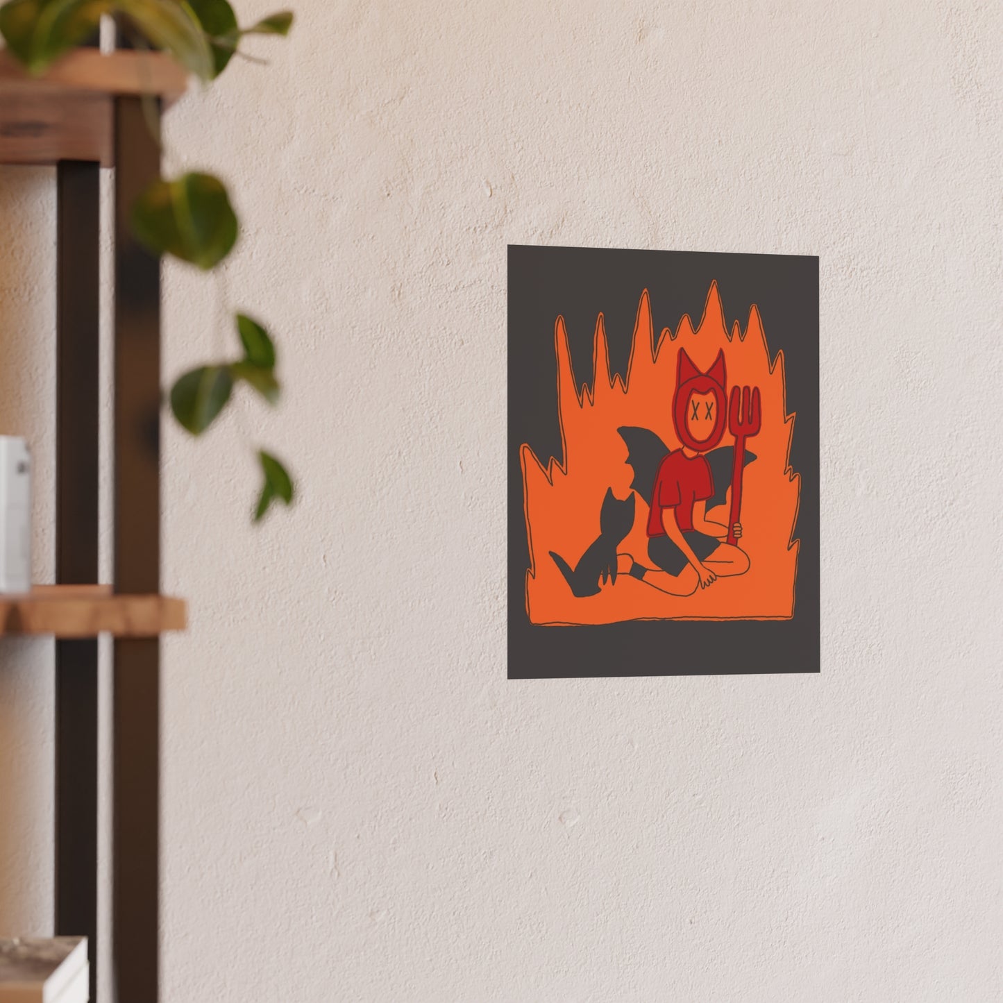 Flames. Flames! Flaaaames... on the side of my face. breathing-breathl-heaving breaths heaving breaths...heathing... (Download or Art Print)