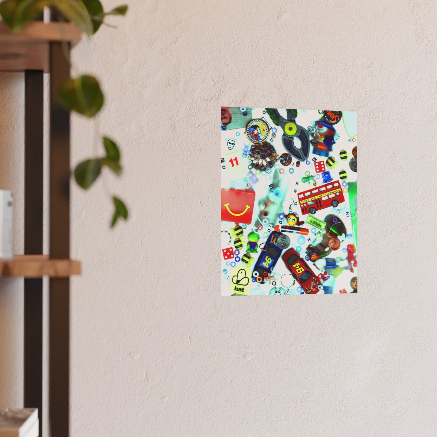 a clown, a frog, a bee (Download or Art Print)