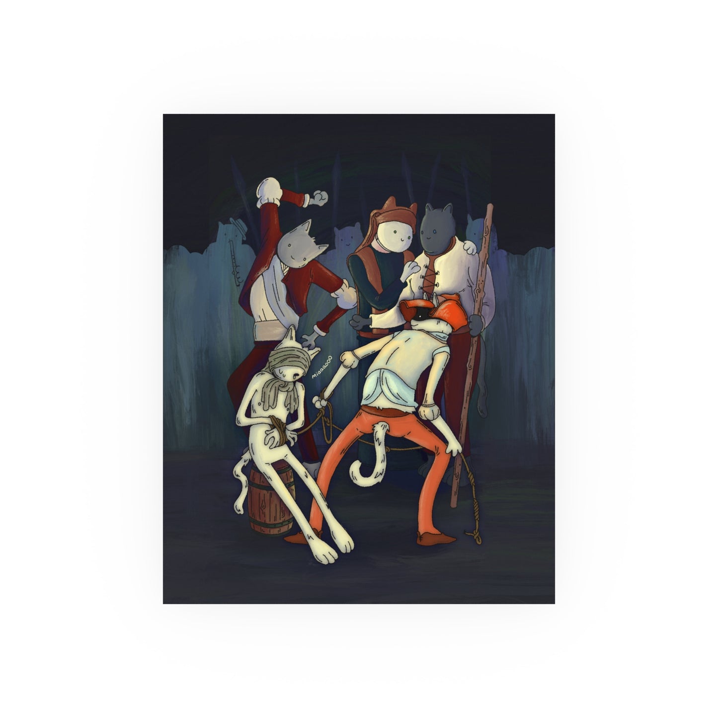 The Meowcking of Christ (Download or Fine Art Print)