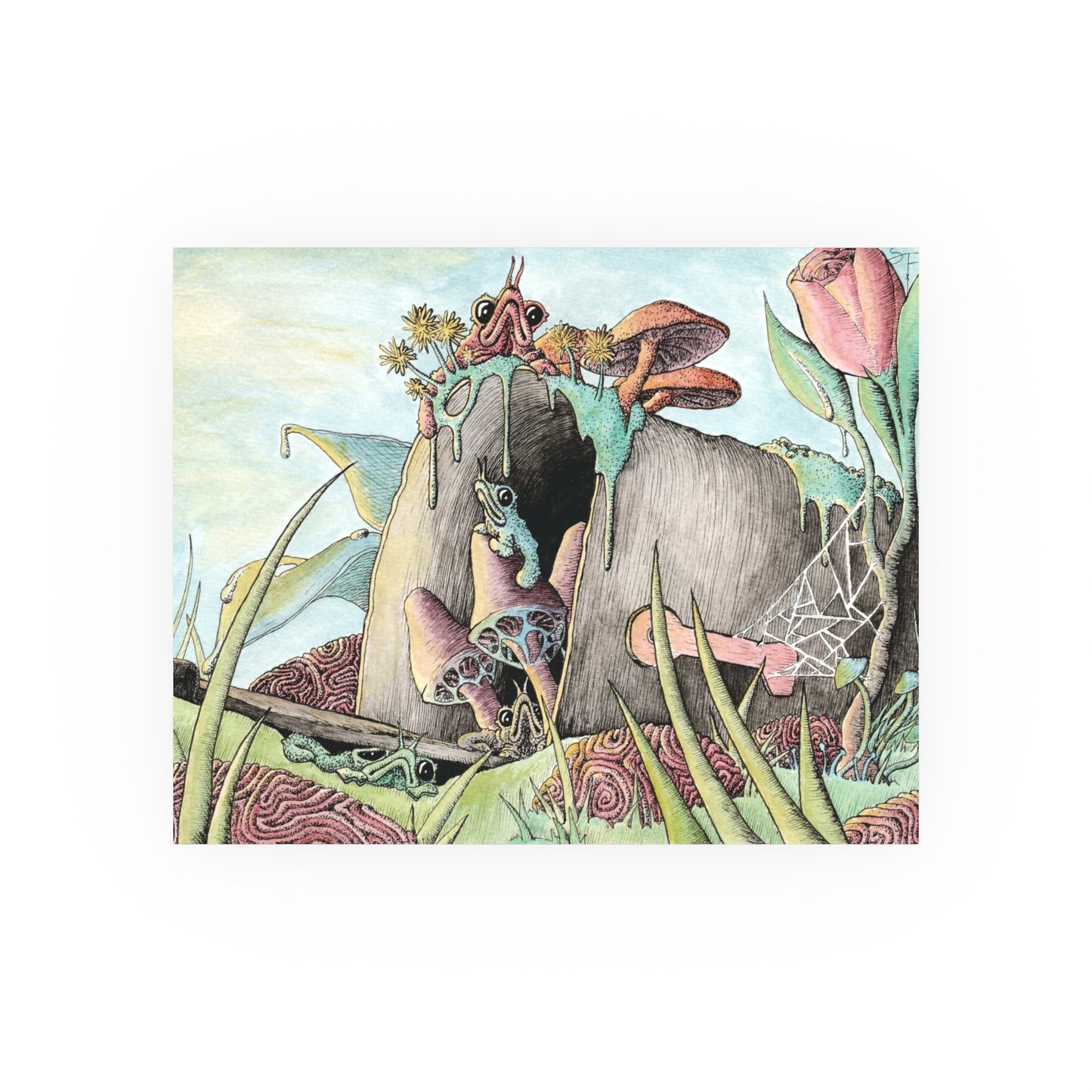 Babbles in the mail (Download or Art Print)