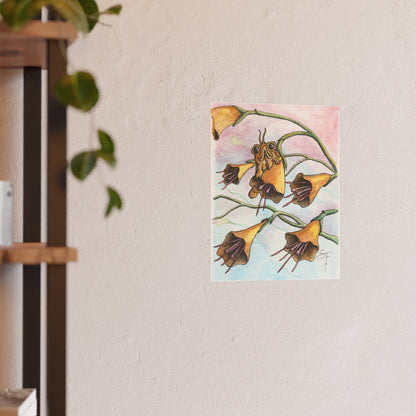Babble on a yellow flower  (Download or Art Print)