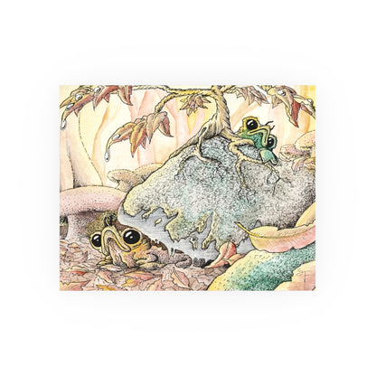 Babbles with autumn leaves (Download or Art Print)