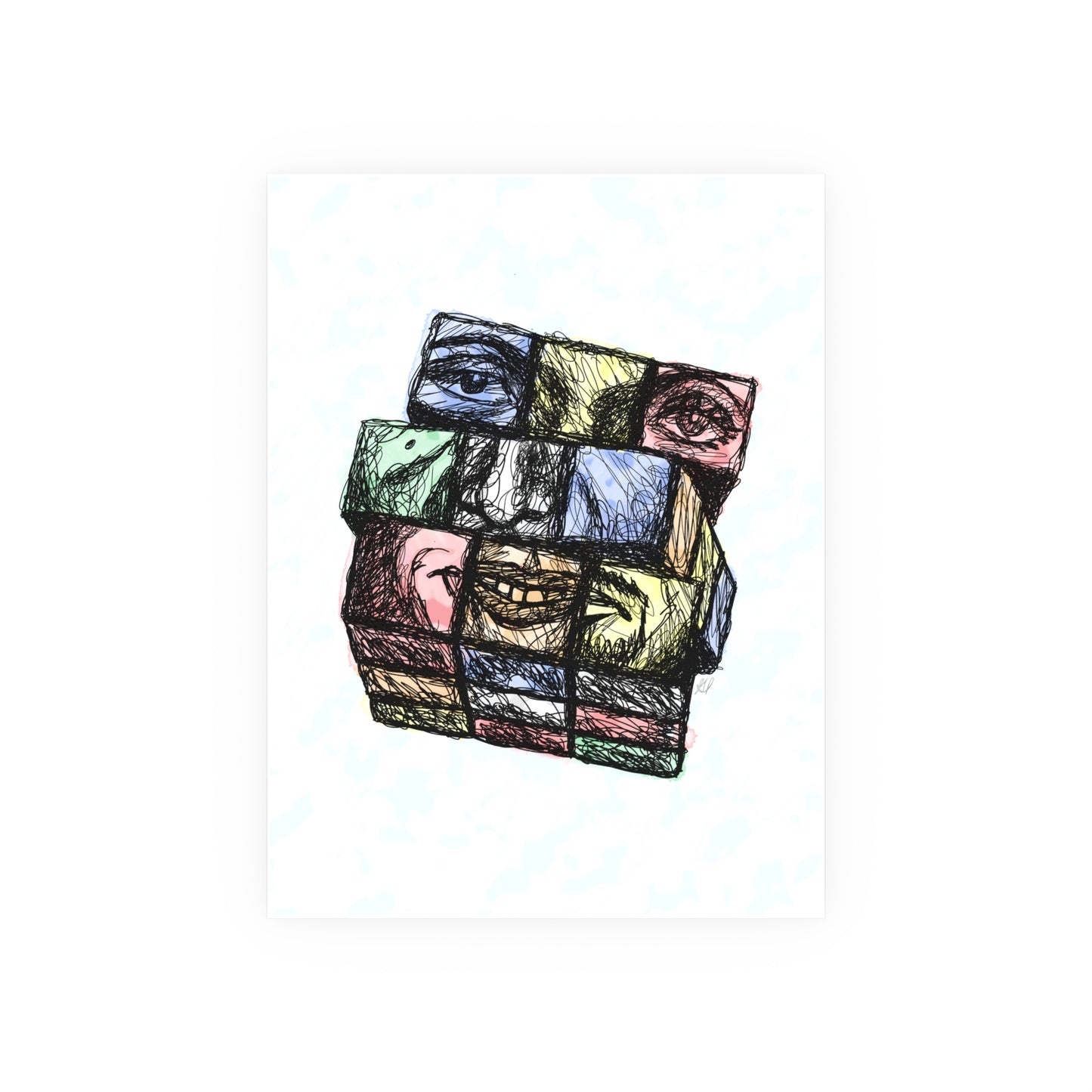 the faces I wear (Download or Art Print)