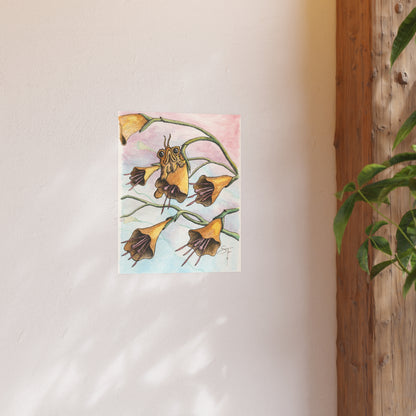 Babble on a yellow flower  (Download or Art Print)