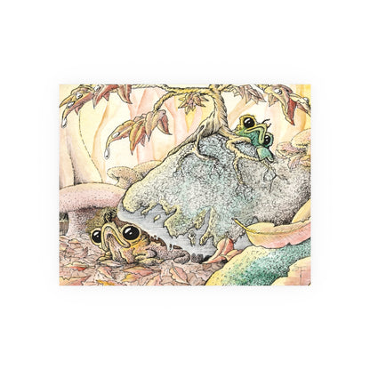 Babbles with autumn leaves (Download or Art Print)