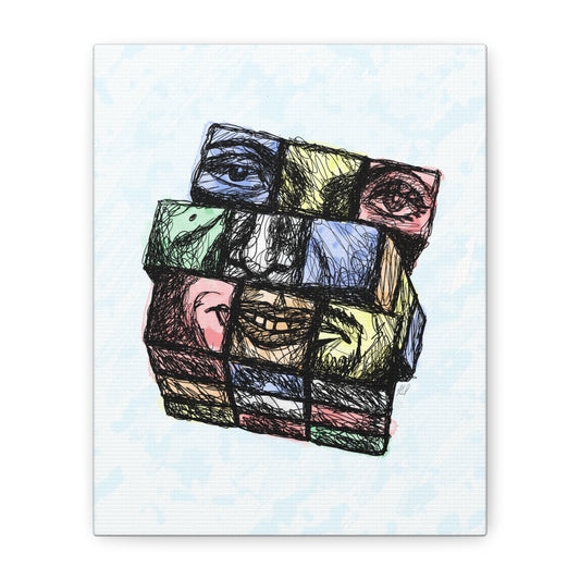 the faces I wear (Canvas)