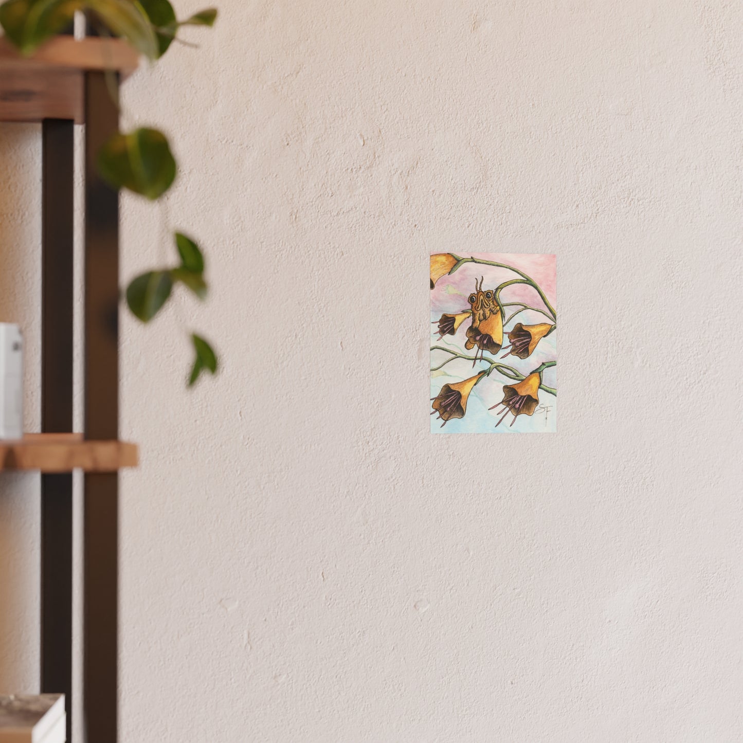 Babble on a yellow flower  (Download or Art Print)
