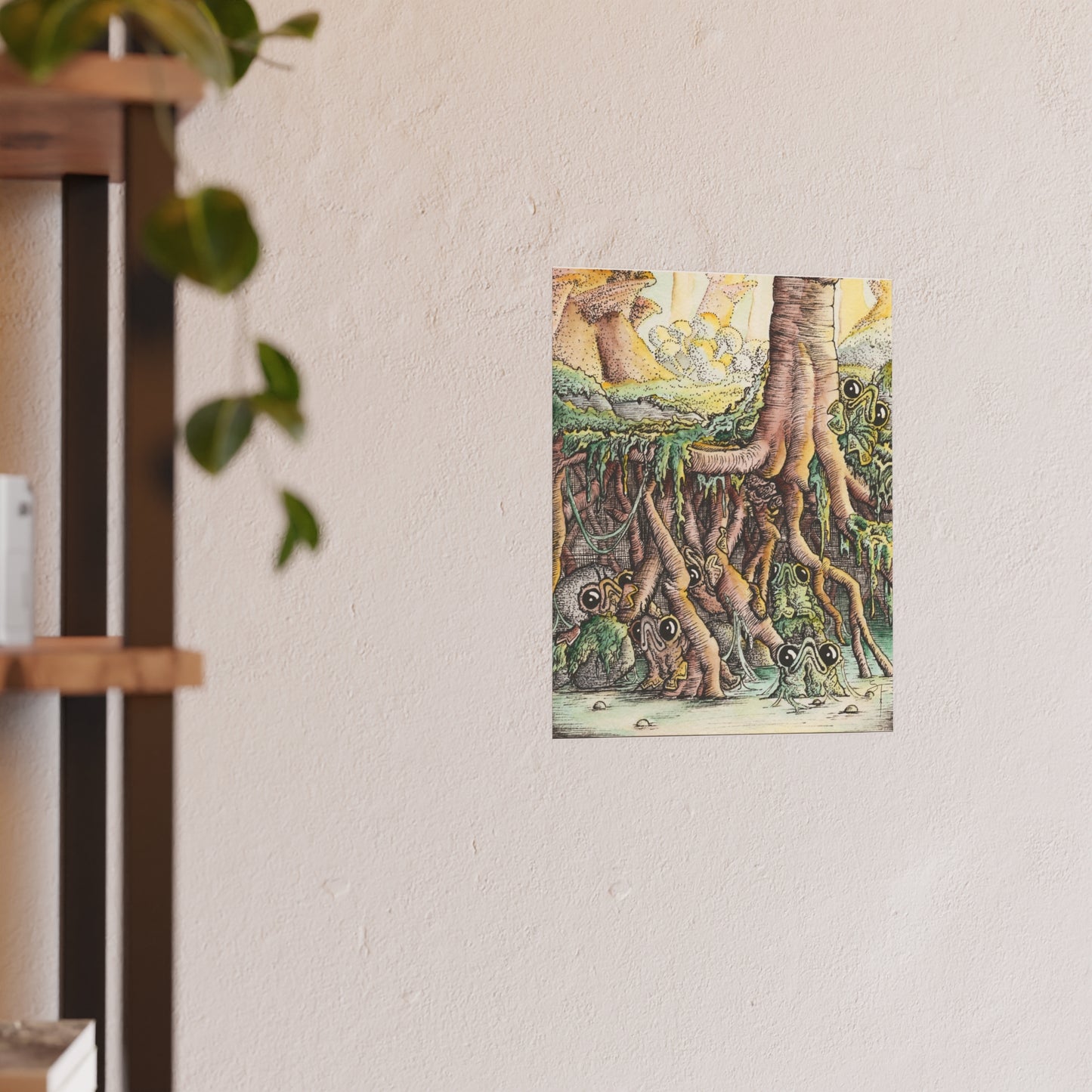 Babbles on the tree's roots (Download or Art Print)