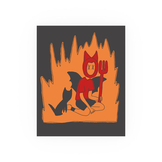 Flames. Flames! Flaaaames... on the side of my face. breathing-breathl-heaving breaths heaving breaths...heathing... (Download or Art Print)