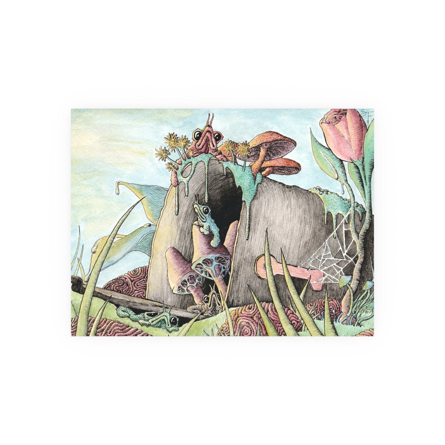 Babbles in the mail (Download or Art Print)
