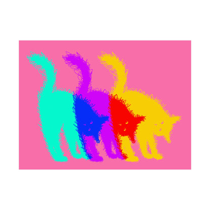 CAT GLITCH (Download or Matte Poster)