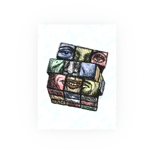 the faces I wear (Download or Art Print)