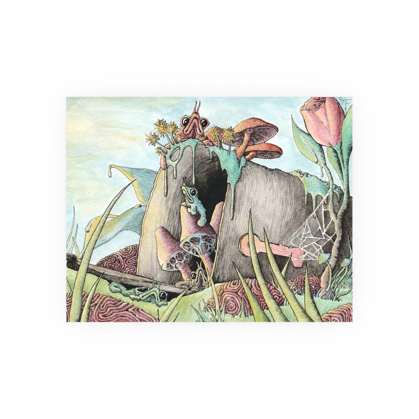 Babbles in the mail (Download or Art Print)