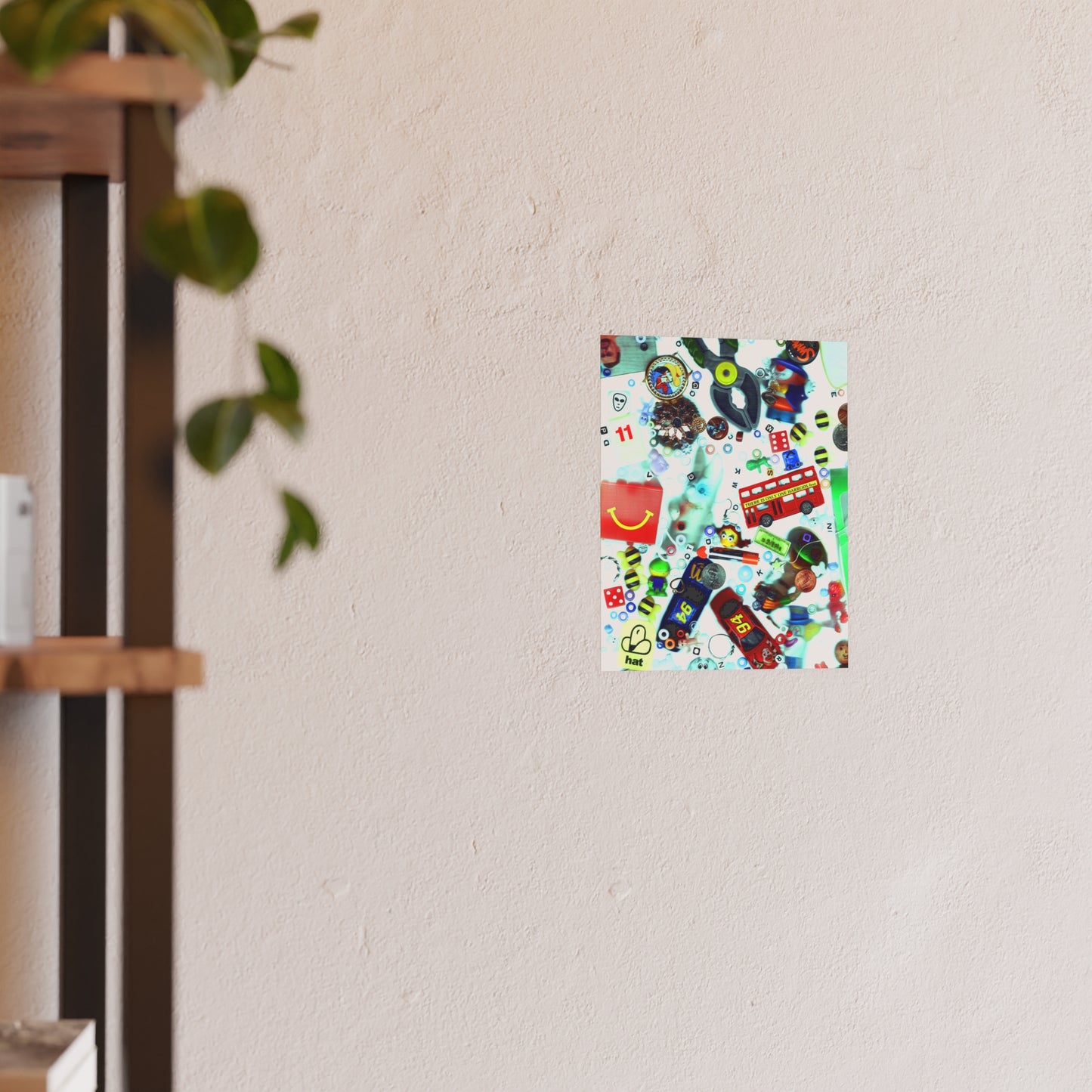a clown, a frog, a bee (Download or Art Print)